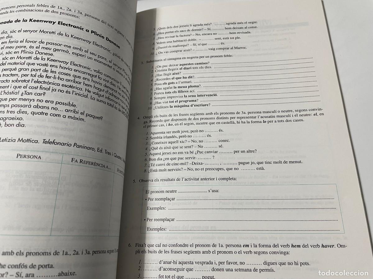 Libros de segunda mano: GUIA GRAMATICAL PER A LUS DE LA LLENGUA EXERCICIS AUTOCORRECTIUS LIBRO EJERCICIOS DE VALENCIANO - Foto 3