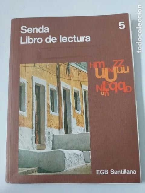 Second hand books: ANTIGUO Libro de lectura 5&ordm; E.G.B. EGB EDUCACION GENERAL BASICA SANTILLANA a&ntilde;os 80 Senda 5