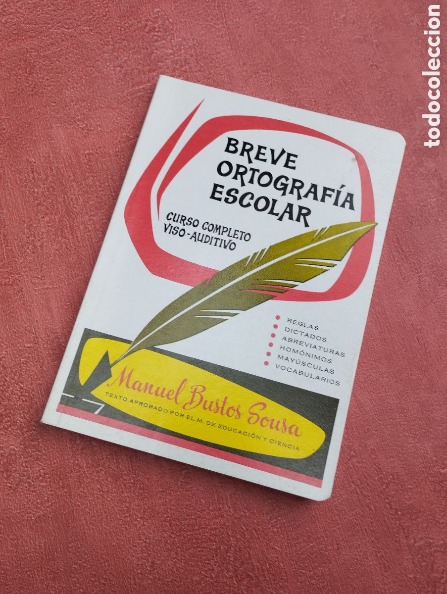 Libros de segunda mano: Breve ortograf&iacute;a escolar. Manuel Bustos Sousa. - Foto 1