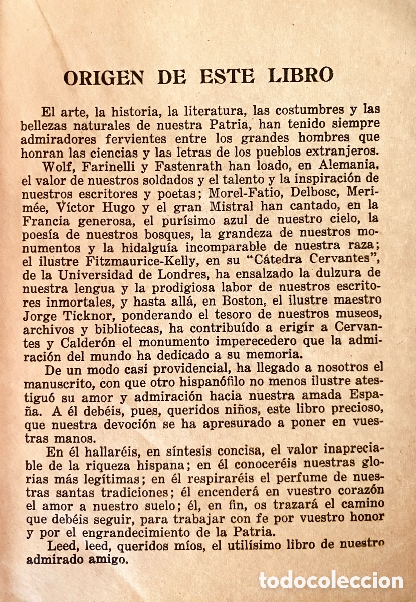 Libros de segunda mano: Antiguo Libro Espa&ntilde;a Mi Patria (JDC) - Foto 7