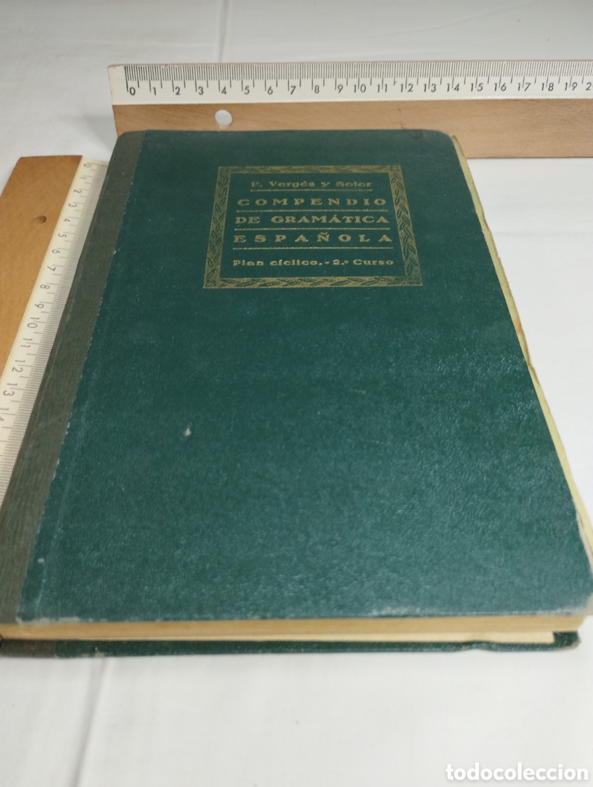 Libros de segunda mano: Compendio de gram&aacute;tica espa&ntilde;ola. F. Verg&eacute;s, - Foto 1