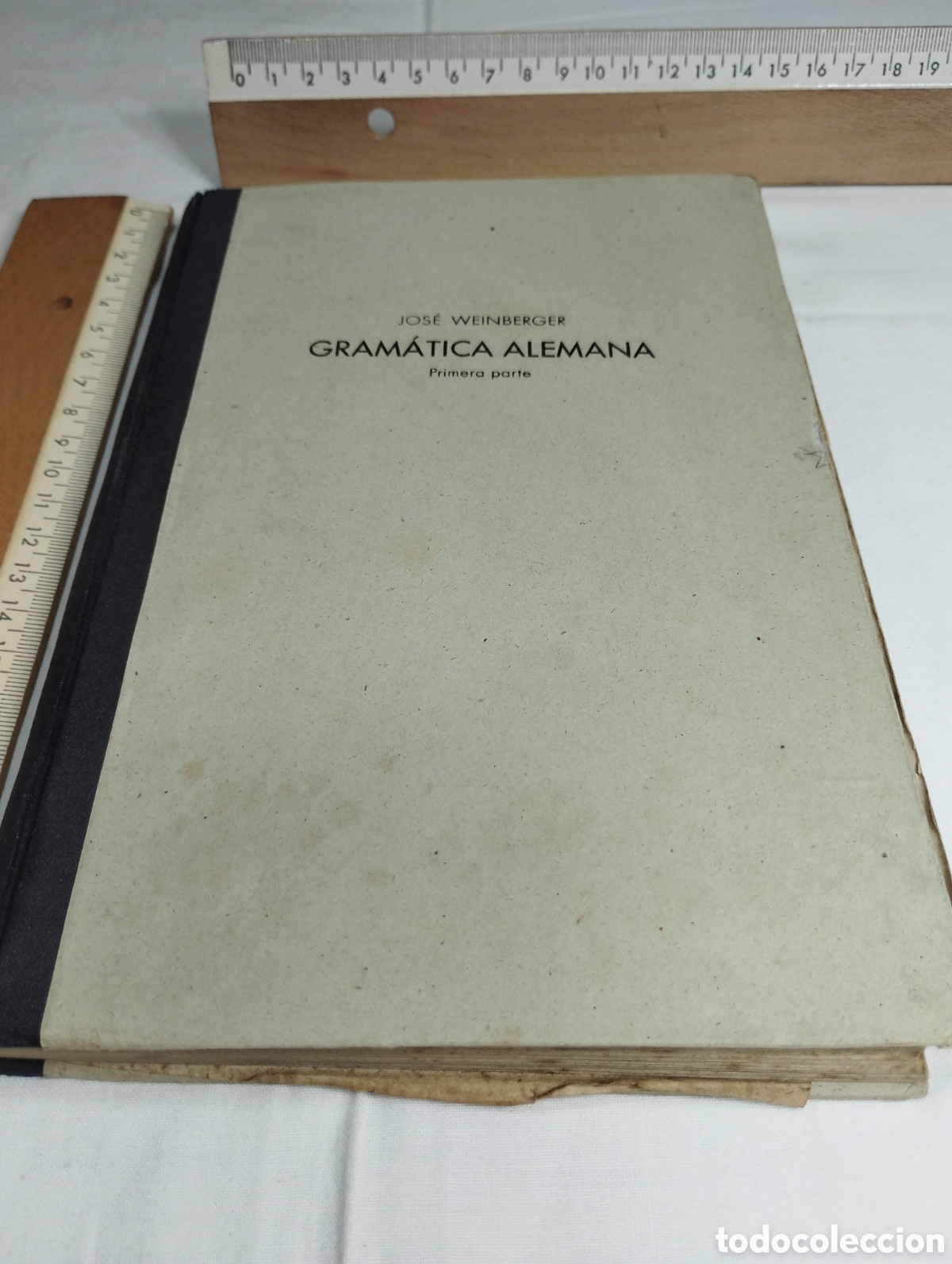 Libros de segunda mano: Gram&aacute;tica alemana. Jos&eacute; Weinberger, 1943 - Foto 1