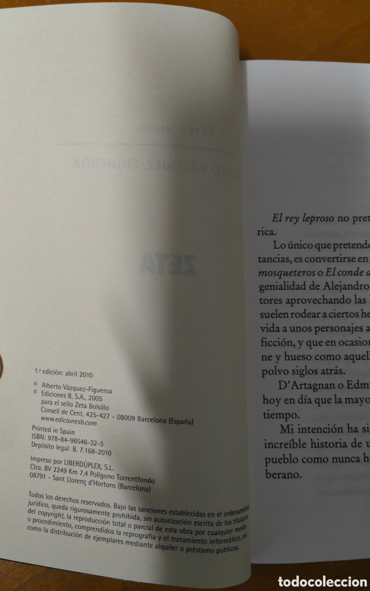 Libros de segunda mano: Libro - El Rey Leproso - Foto 2