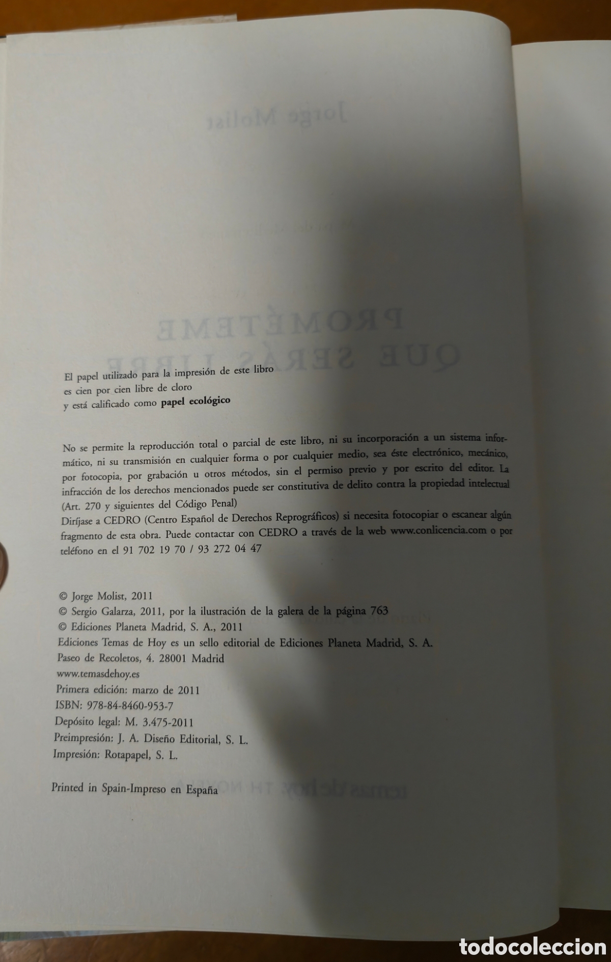 Libros de segunda mano: Prom&eacute;teme que seras libre - Foto 2