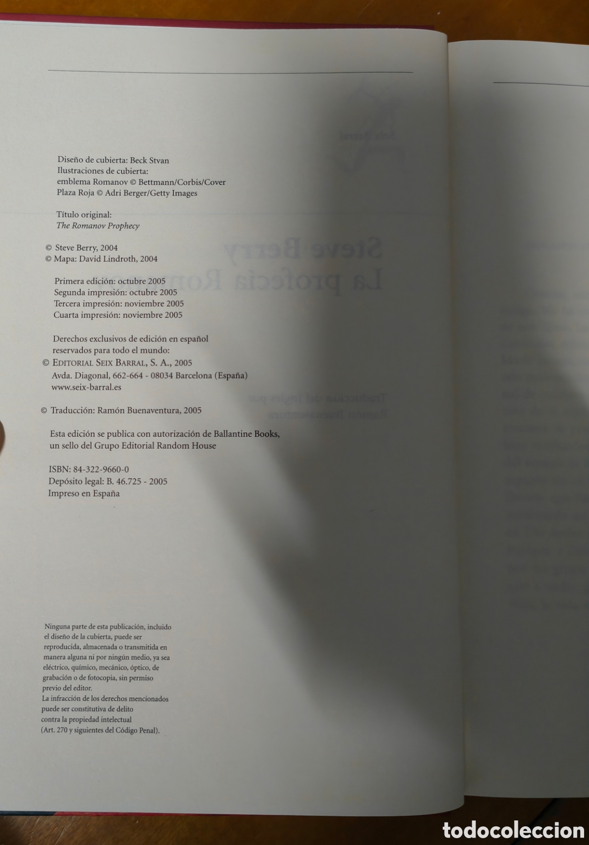 Libros de segunda mano: Libro - la profec&iacute;a Romanov - Foto 2