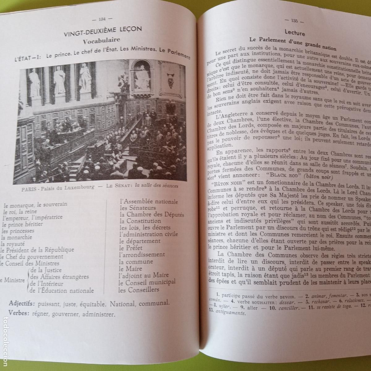 Libros de segunda mano: LENGUA FRANCESA CURSO SUPERIOR. METODO PERRIER. 1961 - Foto 2