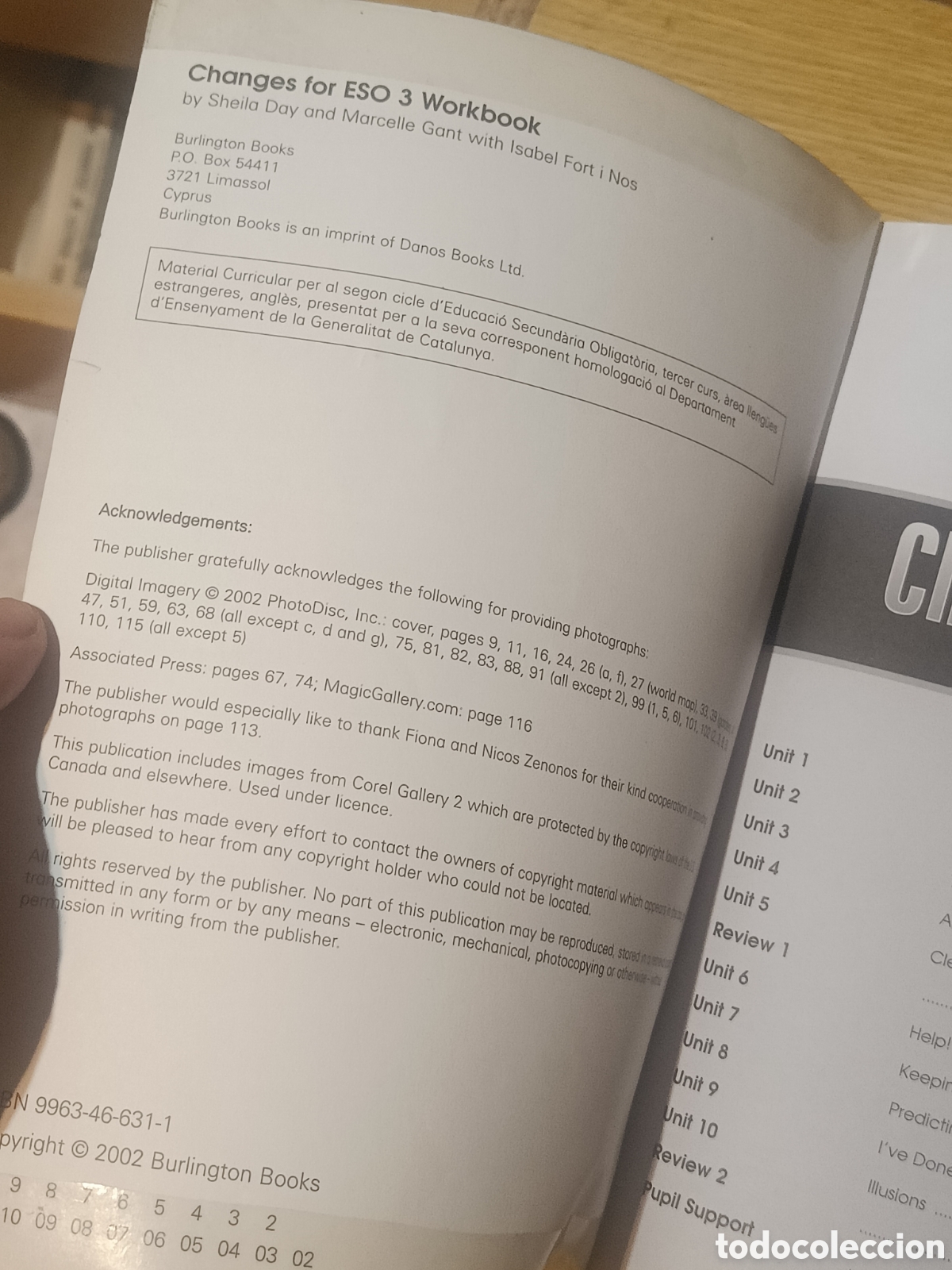 Libros de segunda mano: libro ingles Changes for ESO 3 workbook. Burlington english - Foto 4