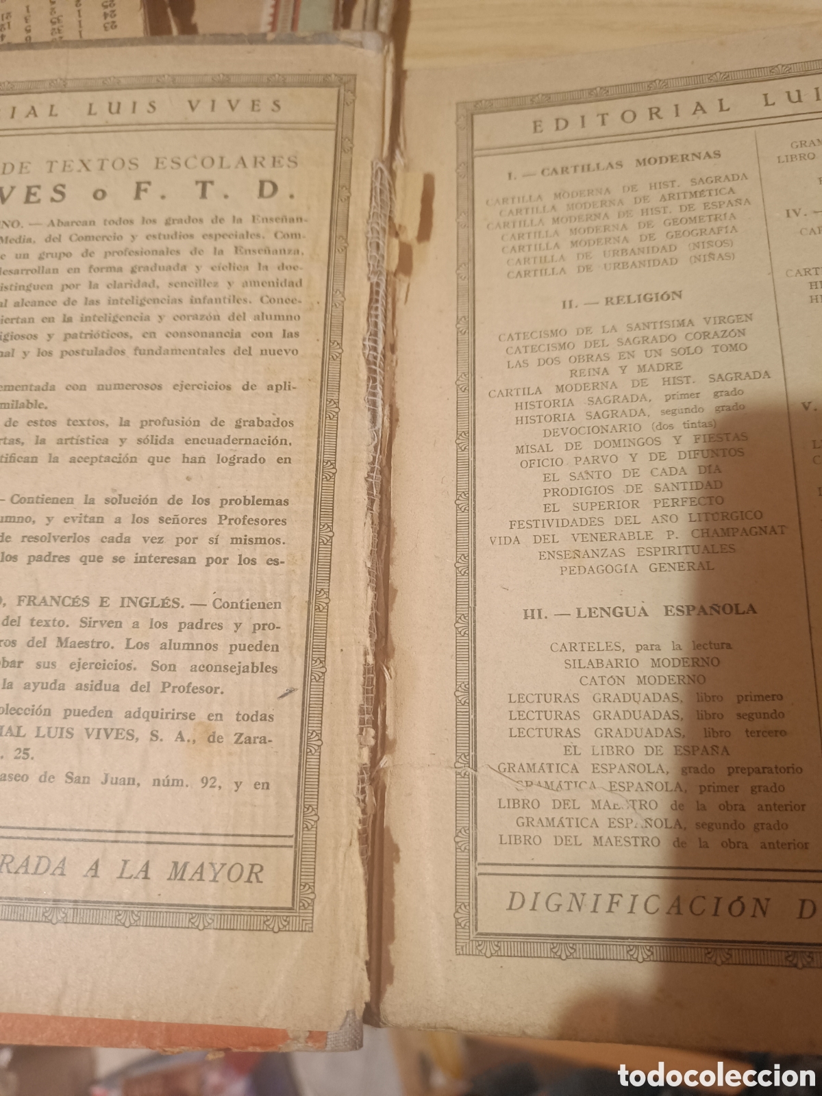 Libros de segunda mano: lecturas libro segundo ed. luis vives 1948 - Foto 3