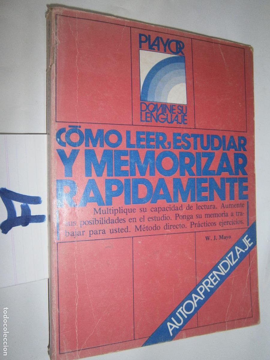Libros de segunda mano: COMO LEER, ESTUDIAR Y MEMORIZAR RAPIDAMENTE - Foto 1