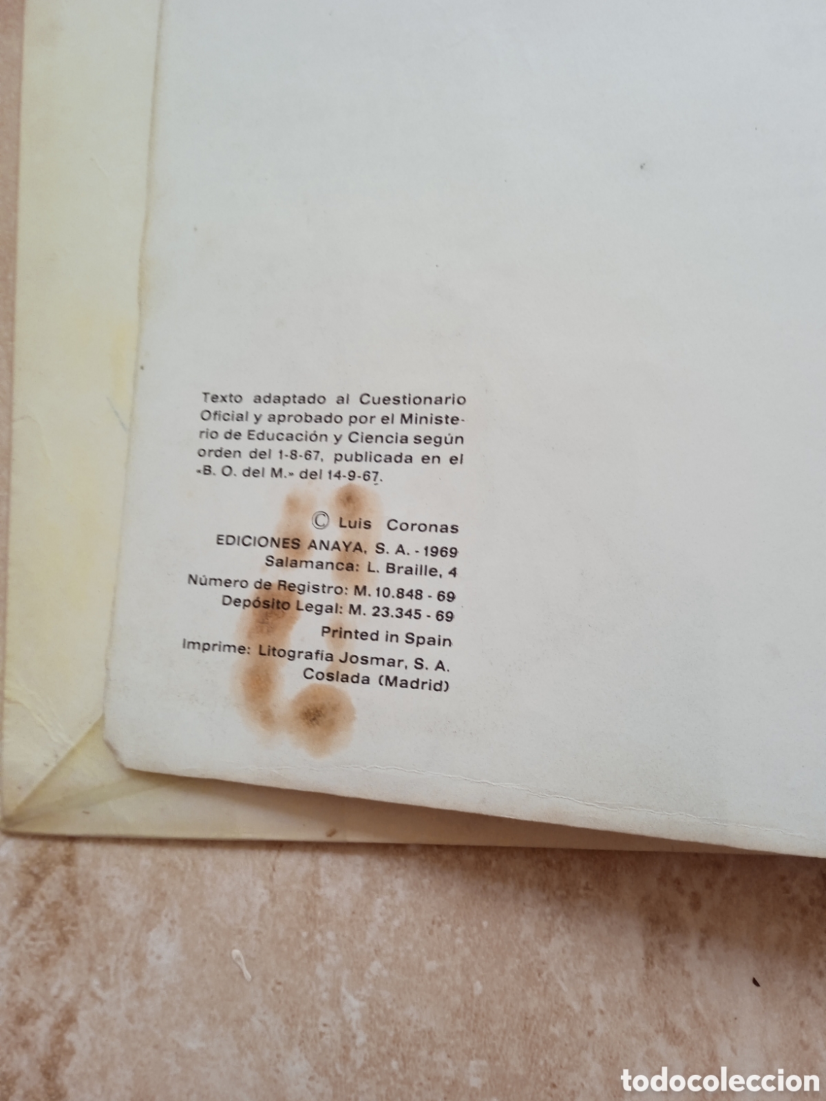 Libros de segunda mano: Las cosas que han pasado 8&deg; curso Ed. Anaya - Foto 2