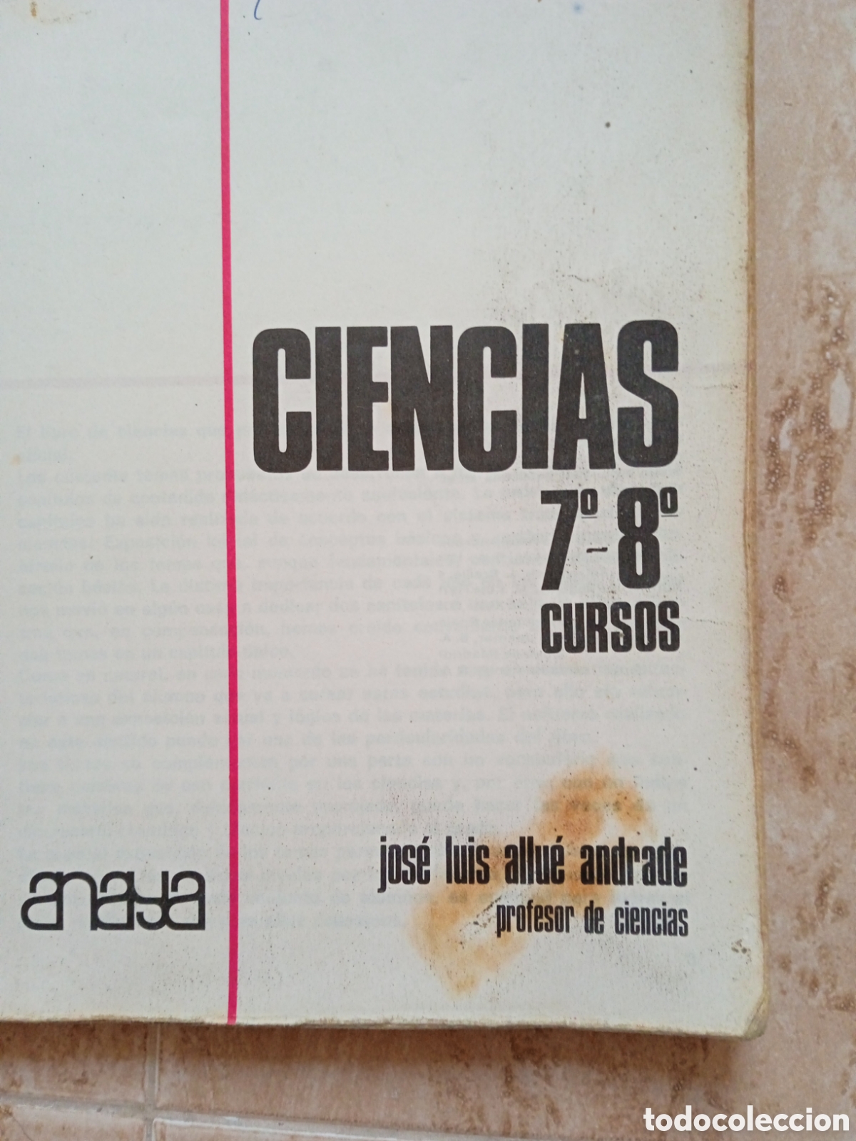 Libros de segunda mano: Ciencias 7&deg; y 8&deg; curso Ed. Anaya - Foto 2