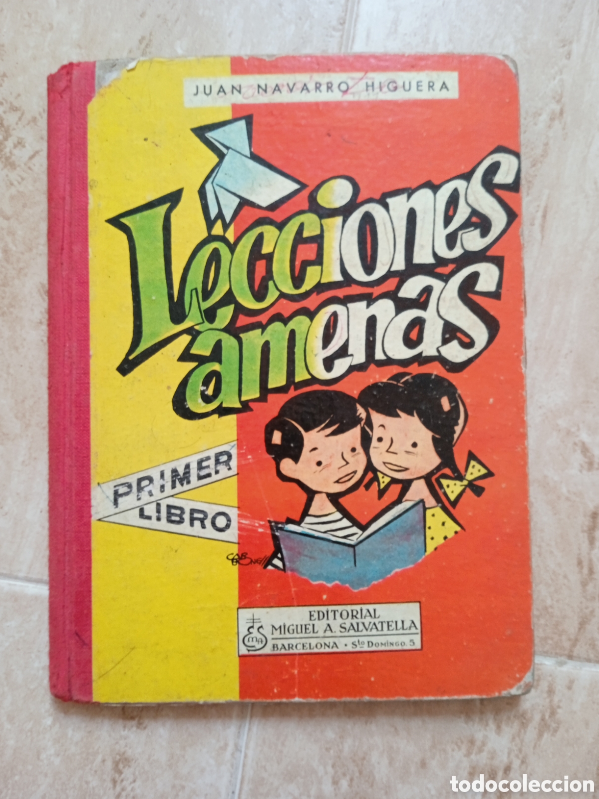 Libros de segunda mano: Lecciones amenas primer libro Ed. Miguel A. Salvatella - Foto 1