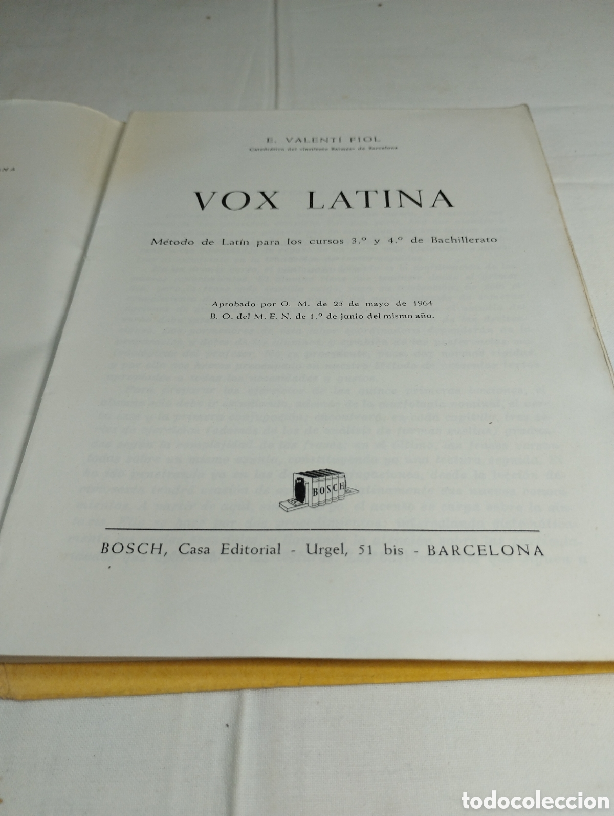 Libros de segunda mano: Vox latina. E. Valent&iacute;, 1964 - Foto 2