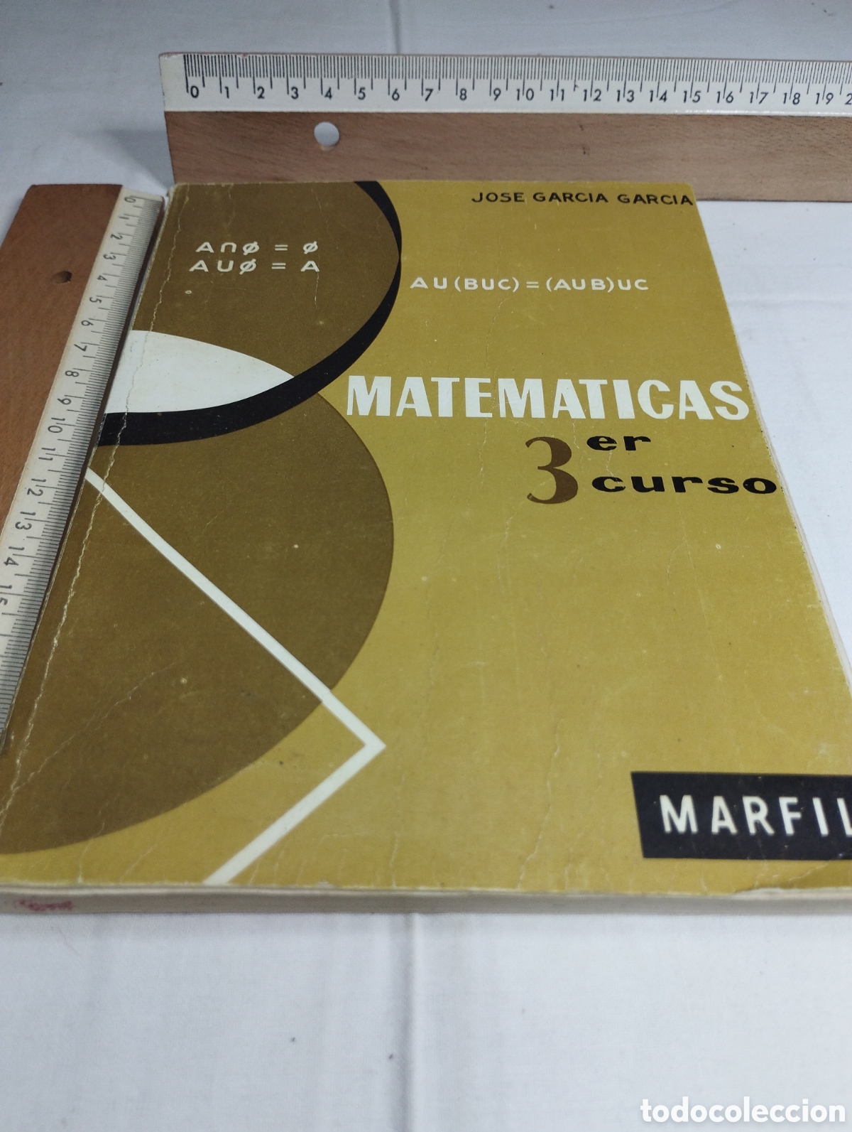 Libros de segunda mano: Matem&aacute;ticas 3&deg; curso. Jos&eacute; Garc&iacute;a, 1967 - Foto 1