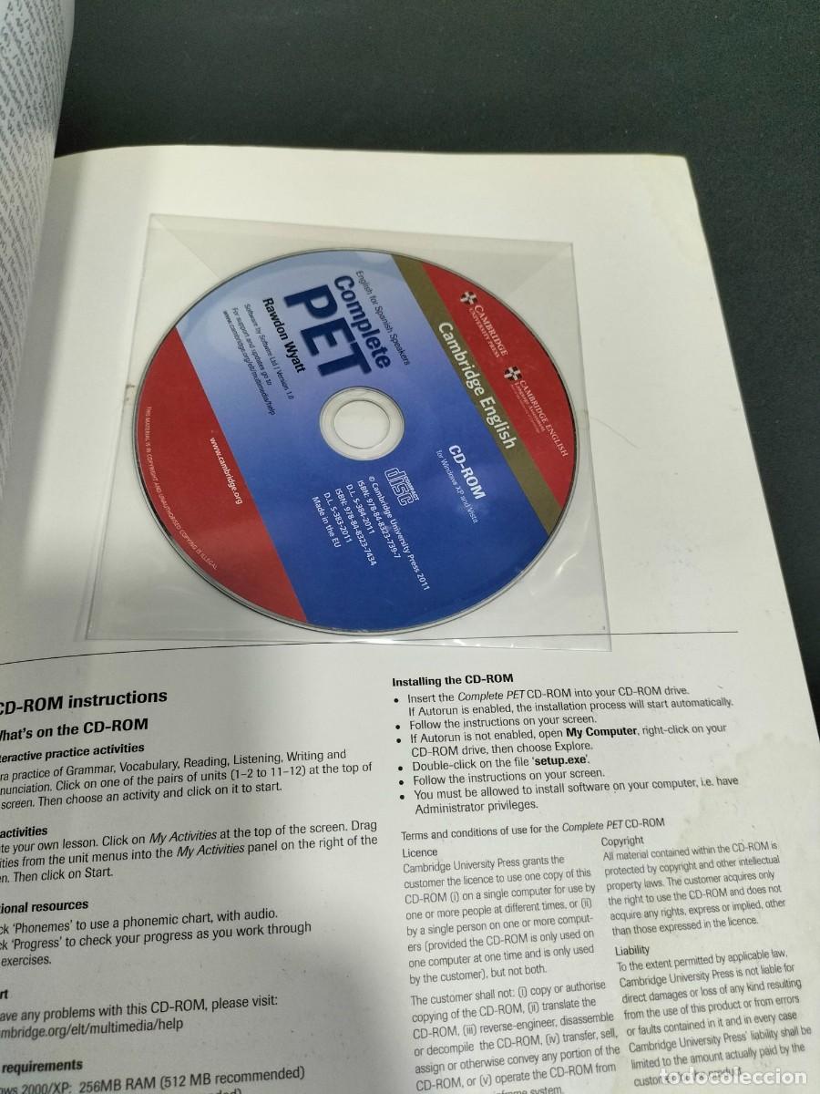 Libros de segunda mano: LIBRO TEXTO INGLES CAMBRIDGE ENGLISH COMPLETE PET STUDENTS BOOK - Foto 4