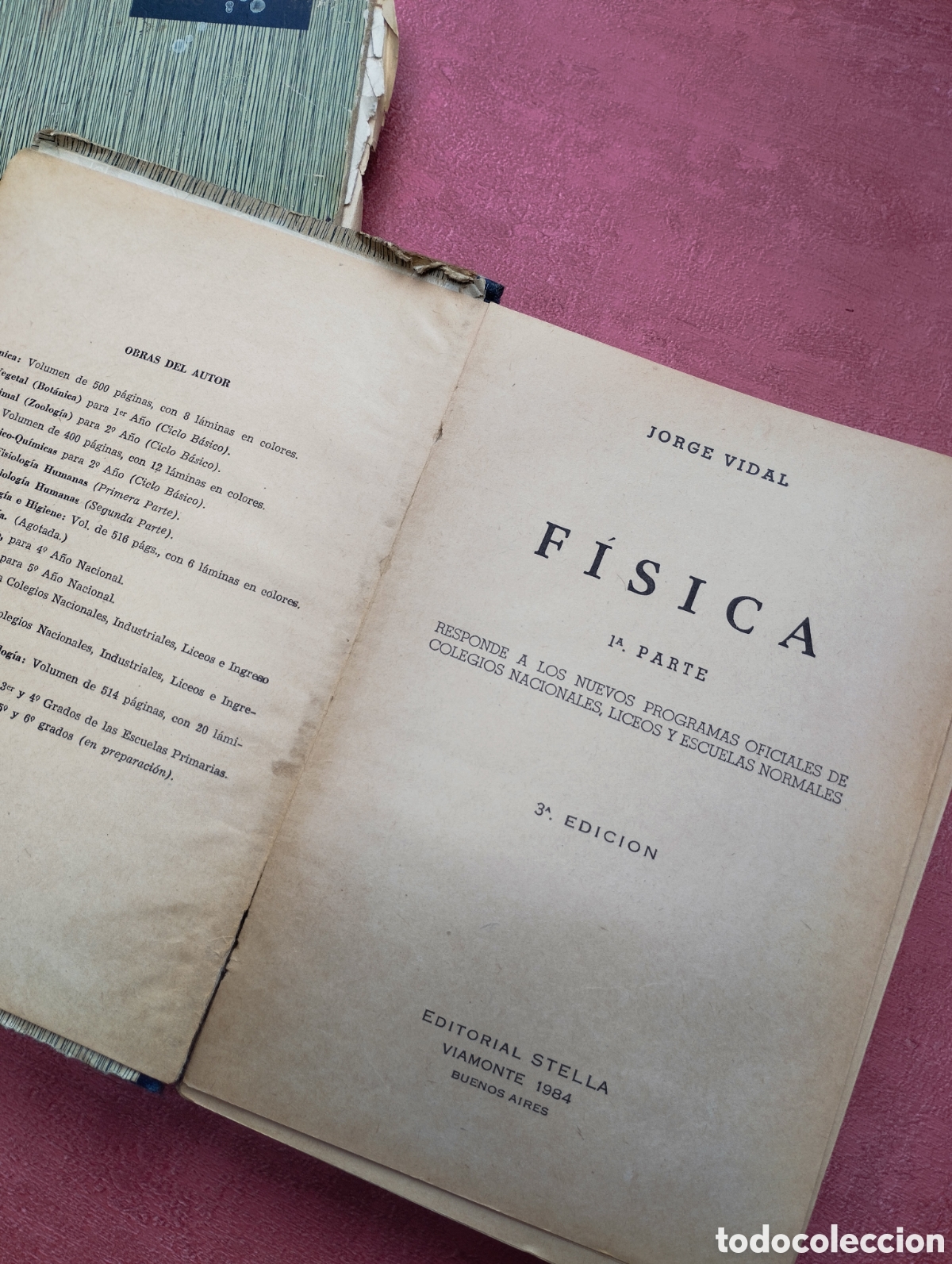 Libros de segunda mano: F&iacute;sica. Jorge Vidal. 1&ordf; y 2&ordf; parte. - Foto 2