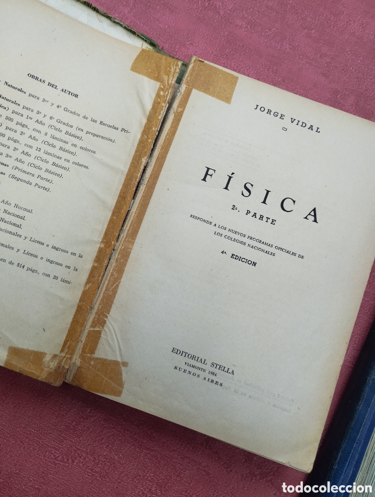 Libros de segunda mano: F&iacute;sica. Jorge Vidal. 1&ordf; y 2&ordf; parte. - Foto 5