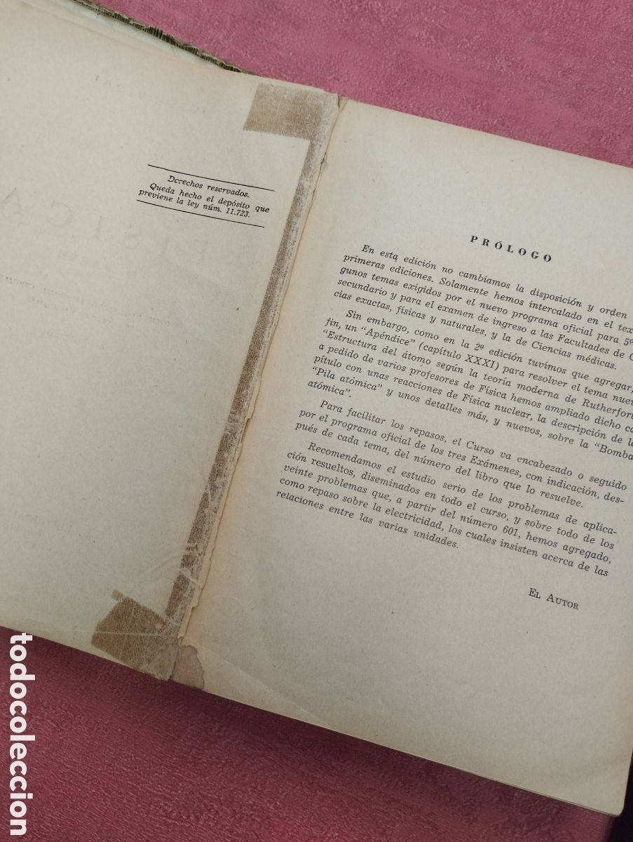 Libros de segunda mano: F&iacute;sica. Jorge Vidal. 1&ordf; y 2&ordf; parte. - Foto 6