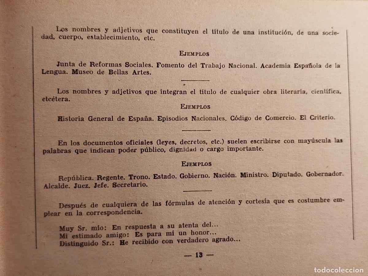 Libros de segunda mano: 1942. Ortografia. M&eacute;todo pr&aacute;ctico. Antonio Cots y Trias. - Foto 6