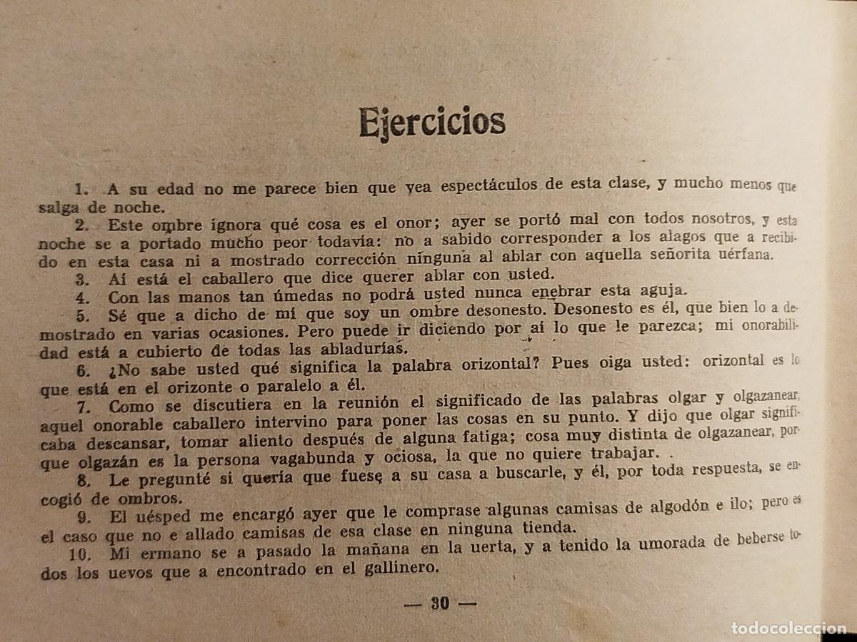 Libros de segunda mano: 1942. Ortografia. M&eacute;todo pr&aacute;ctico. Antonio Cots y Trias. - Foto 7