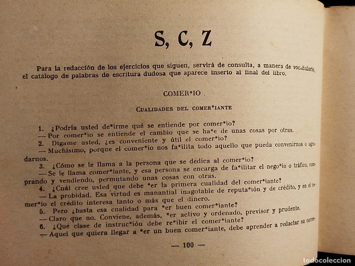 Libros de segunda mano: 1942. Ortografia. M&eacute;todo pr&aacute;ctico. Antonio Cots y Trias. - Foto 8