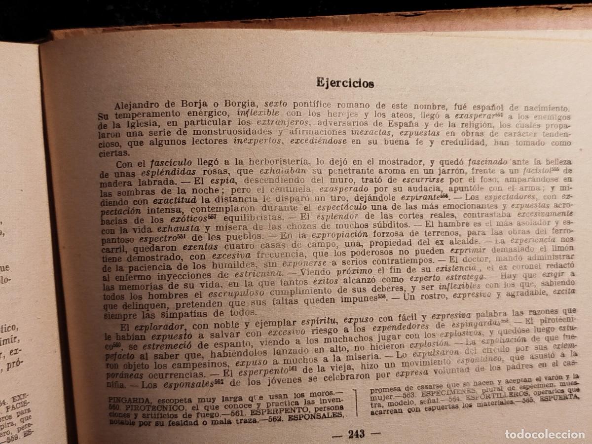 Libros de segunda mano: 1942. Ortografia. M&eacute;todo pr&aacute;ctico. Antonio Cots y Trias. - Foto 12