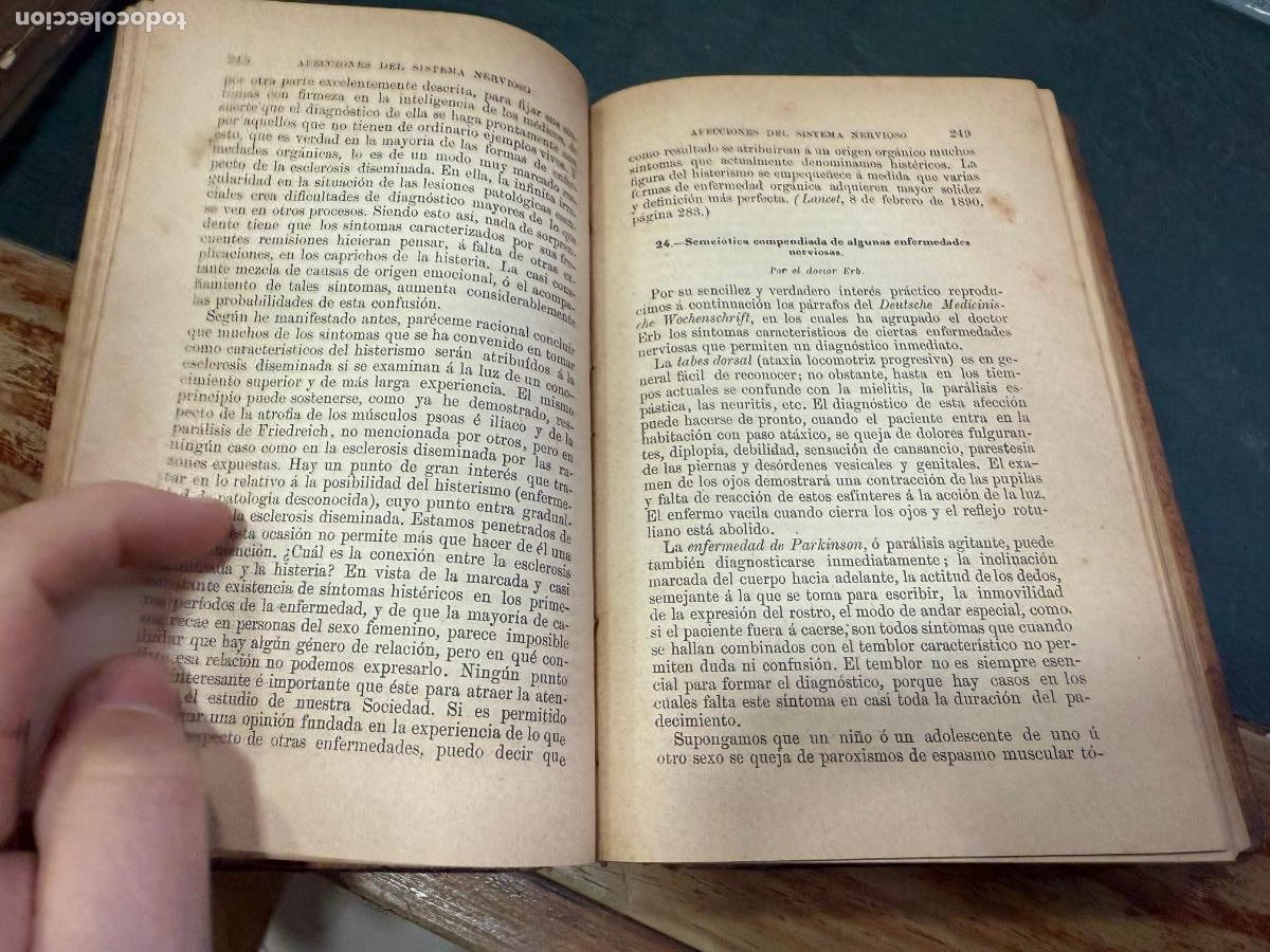 Libros de segunda mano: LIBRO ANUARIO DE MEDICINA Y CIRUGIA 11 - ENERO A JUNIO DE 1890 - Foto 8