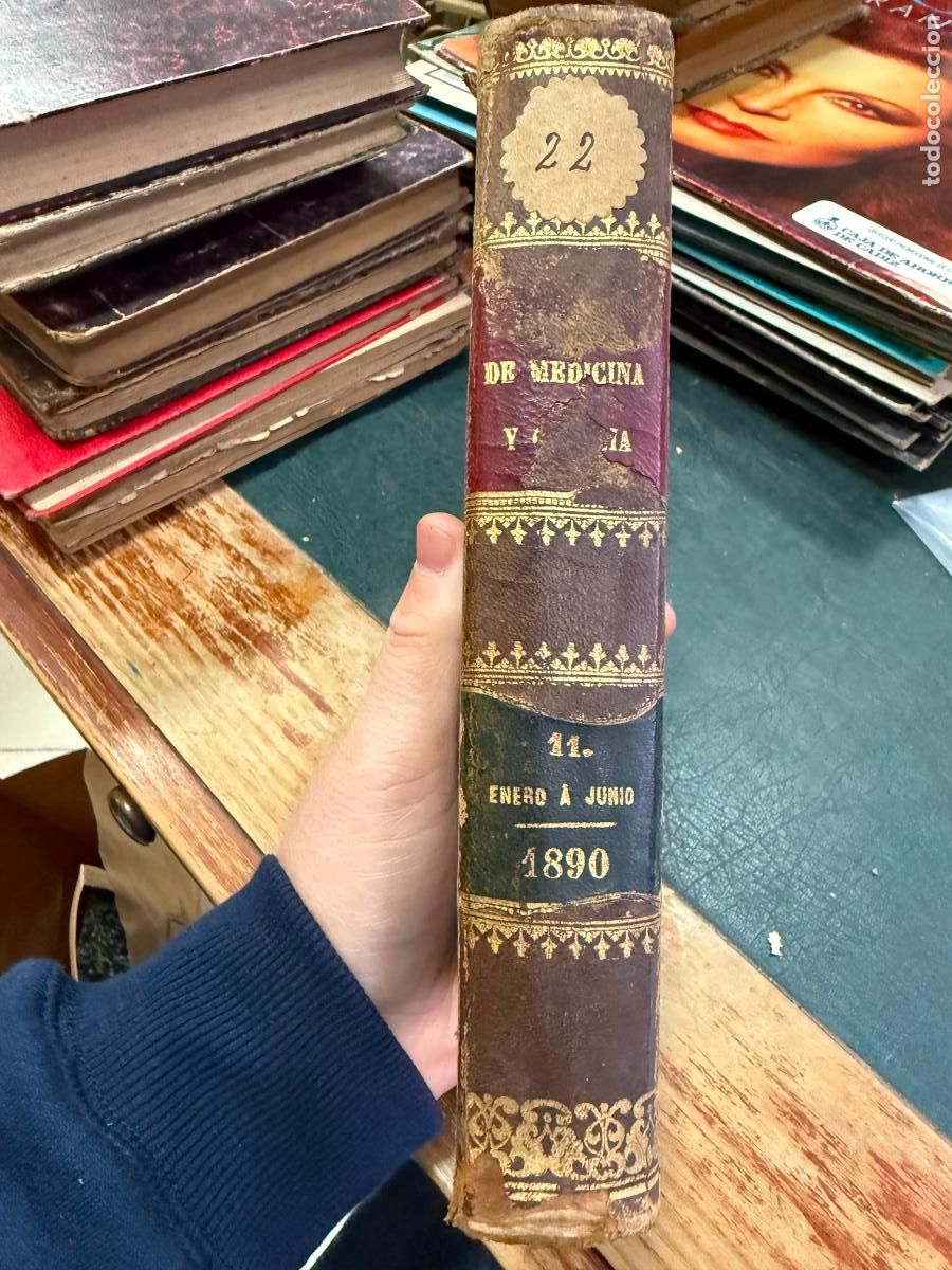 Livros em segunda m&atilde;o: LIBRO ANUARIO DE MEDICINA Y CIRUGIA 11 - ENERO A JUNIO DE 1890