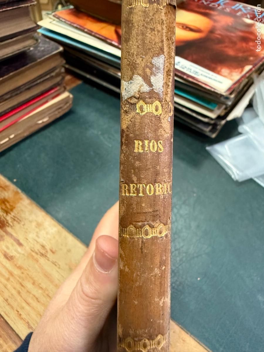 Livros em segunda m&atilde;o: LIBRO INSTITUCIONES DE RETORICA Y POETICA - MADRID 1868