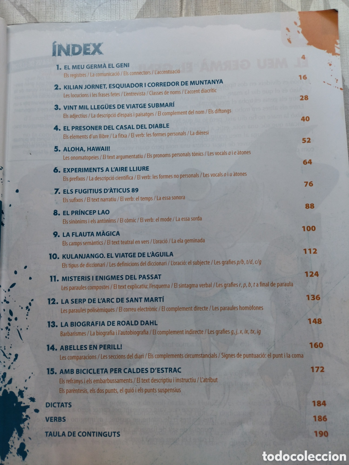 Libros de segunda mano: Llengua Catalana. 6&egrave; Prim&agrave;ria. Editorial Teide - Foto 2