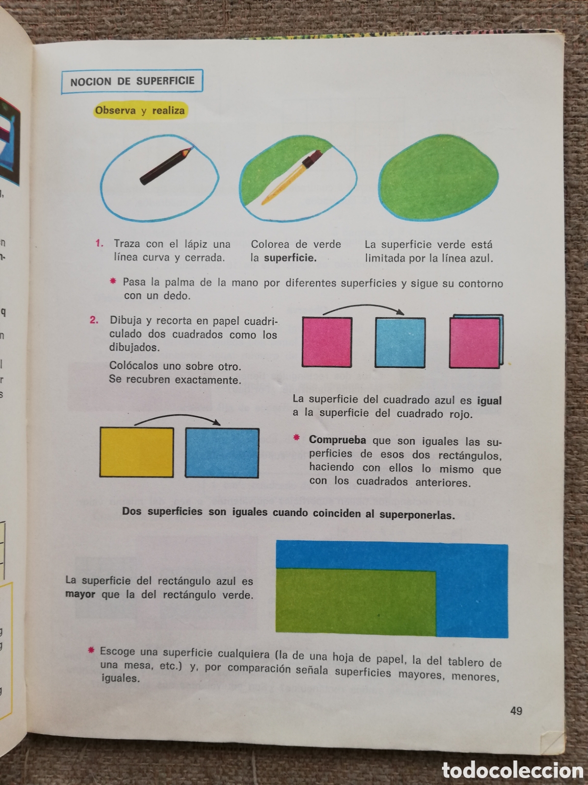 Libros de segunda mano: Areas de expresi&oacute;n matem&aacute;tica 4&ordm; E.G.B, de Evelio Yusta Calvo. Libro de consulta - Foto 5