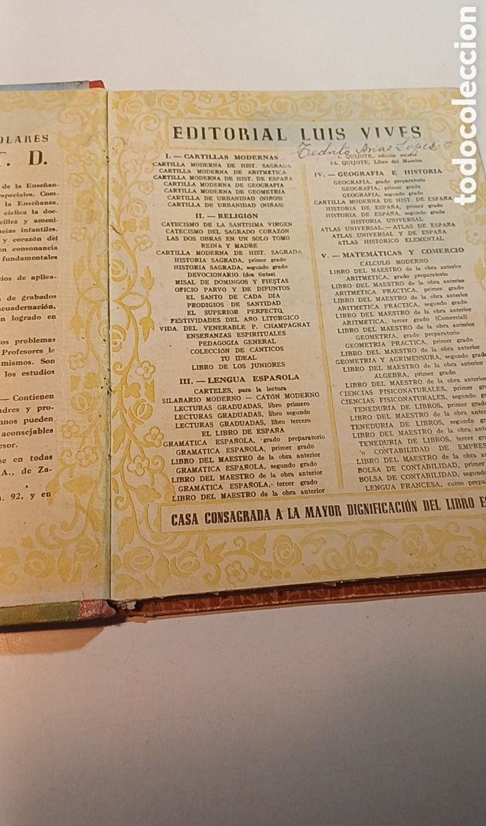 Libros de segunda mano: Geometr&iacute;a primer grado editorial Lu&iacute;s Vives - Foto 2