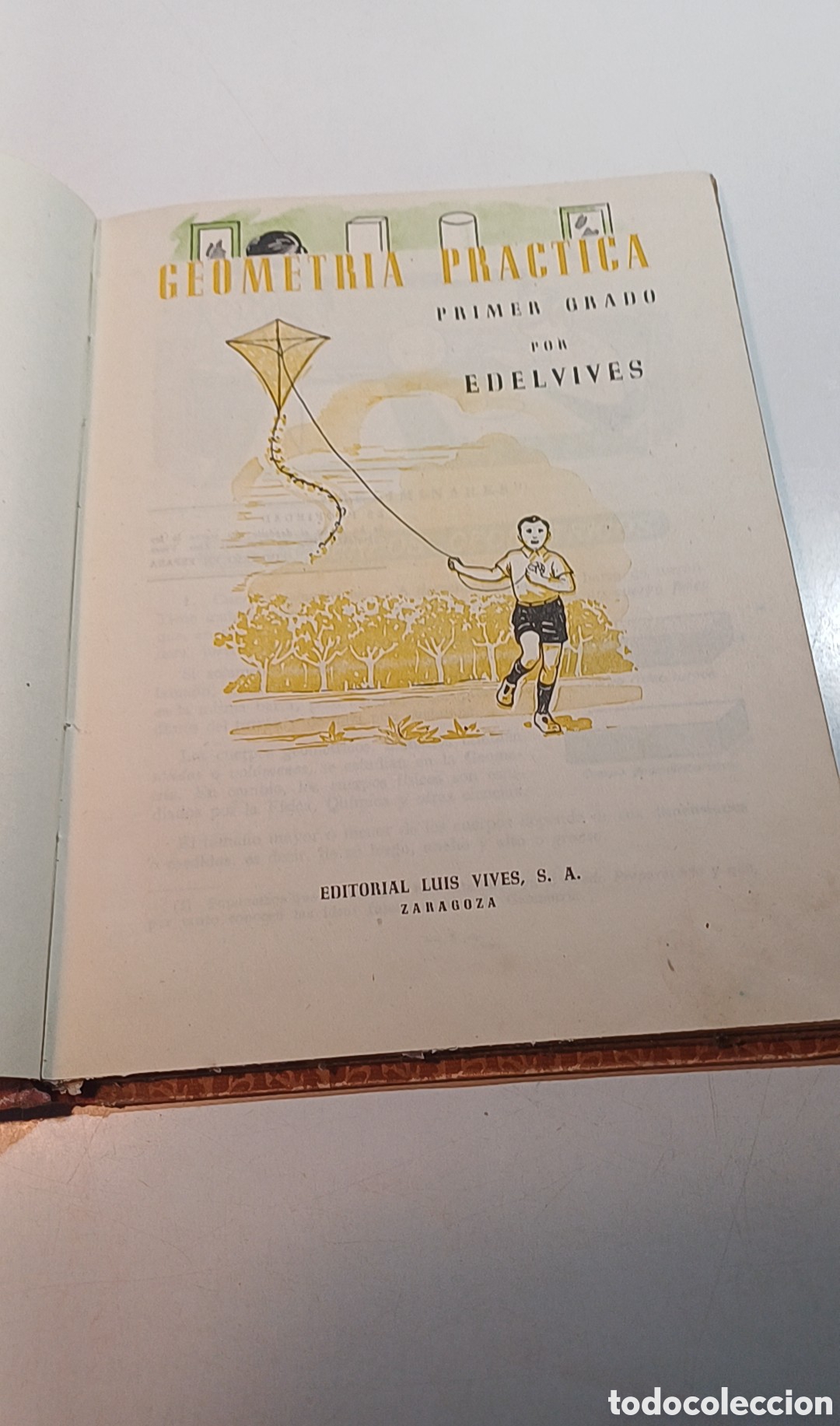 Libros de segunda mano: Geometr&iacute;a primer grado editorial Lu&iacute;s Vives - Foto 3