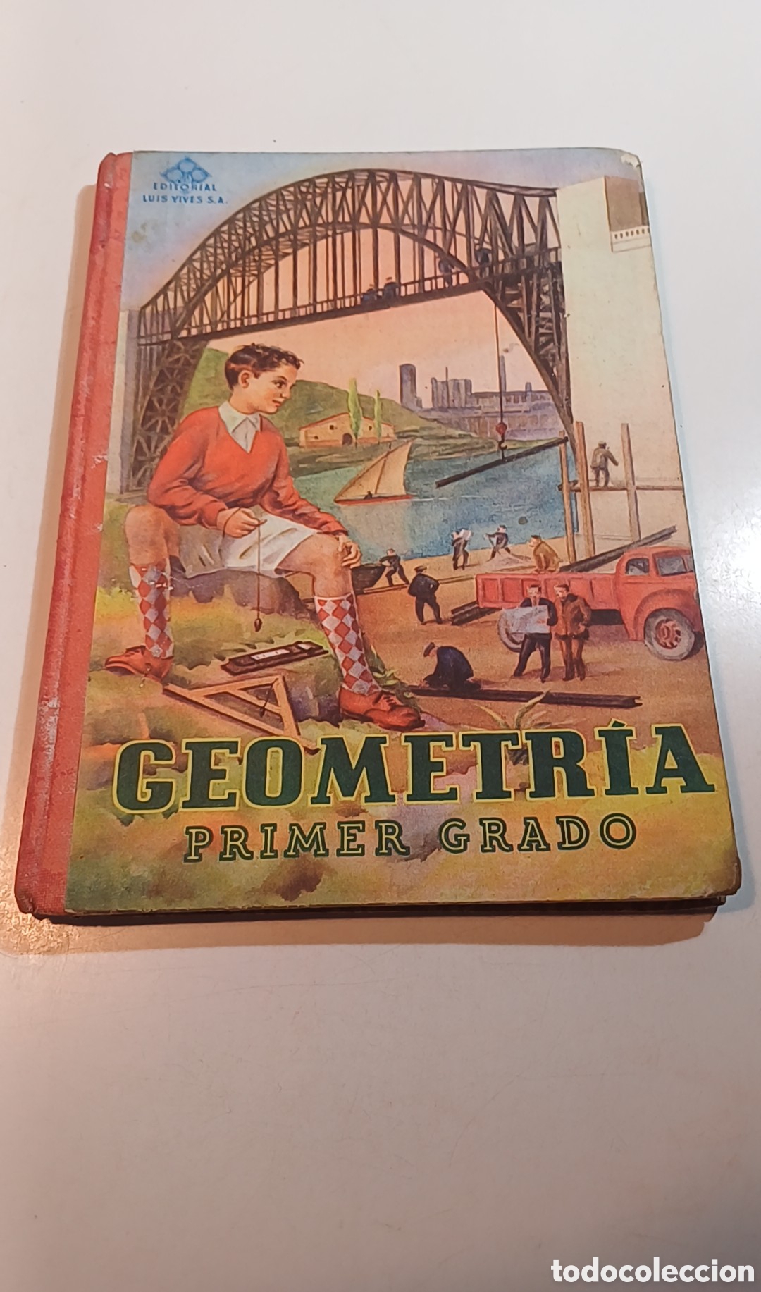 Libros de segunda mano: Geometr&iacute;a primer grado editorial Lu&iacute;s Vives - Foto 1