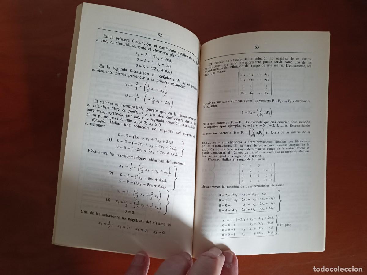 Libros de segunda mano: L59 QUE ES LA PROGRAMACION LINEAL-ED. MIR-A. S. BARSOV - Foto 2