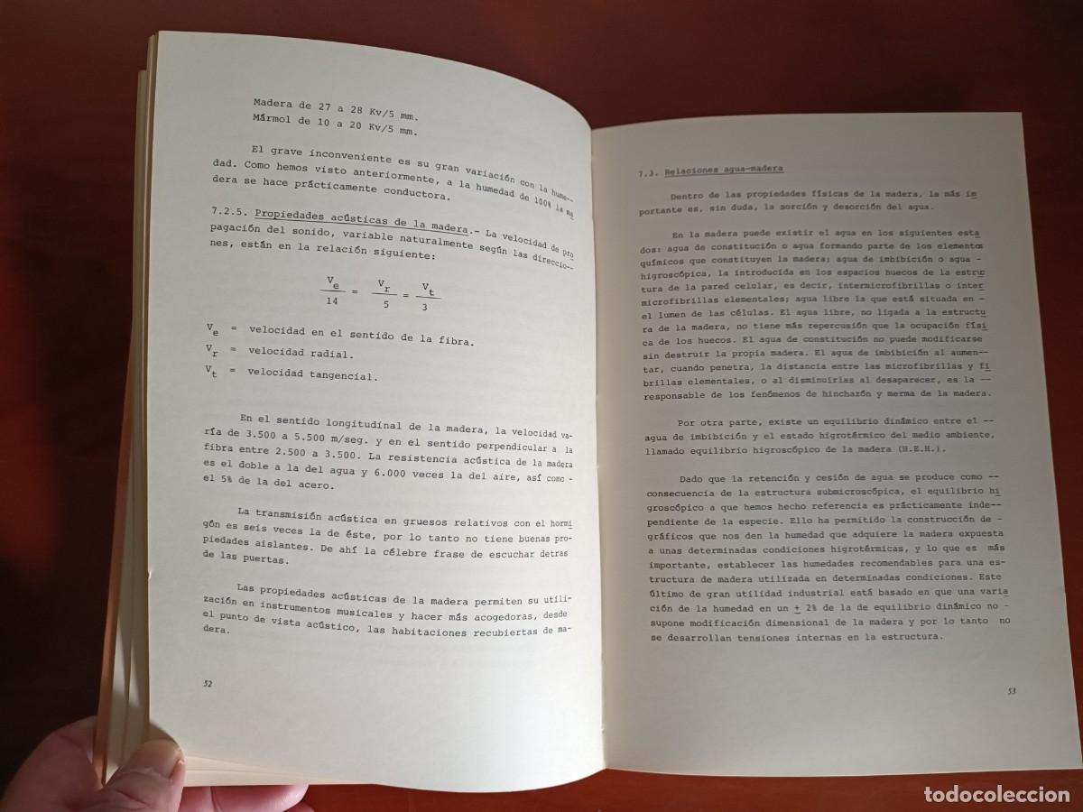 Libros de segunda mano: L63 PROTECCION DE LA MADERA, SU CONSERVACION Y RESTAURACION EN ANTIGUOS EDIFICIOS-ETSA VALENCIA - Foto 2
