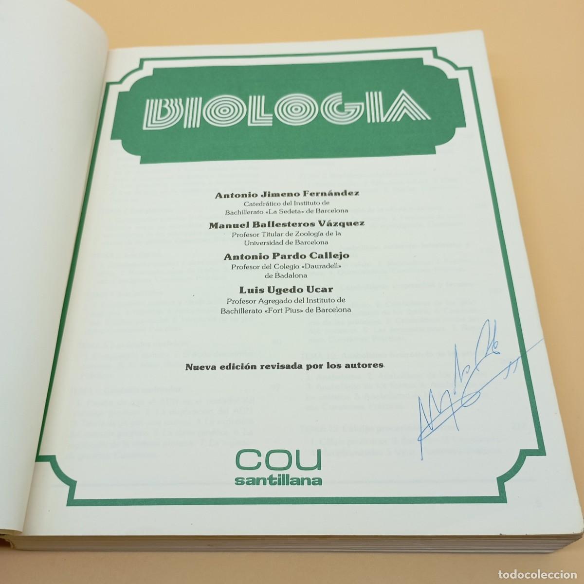 Libros de segunda mano: BIOLOGIA COU SANTILLANA - Foto 4