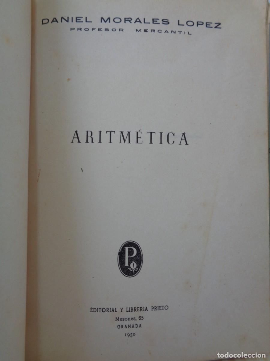 Libros de segunda mano: &iexcl;# Coleccion Escolar. ARITMETICA. + APENDICE + PROGRAMA. A&ntilde;os.- 1950... #! C-20 - Foto 5