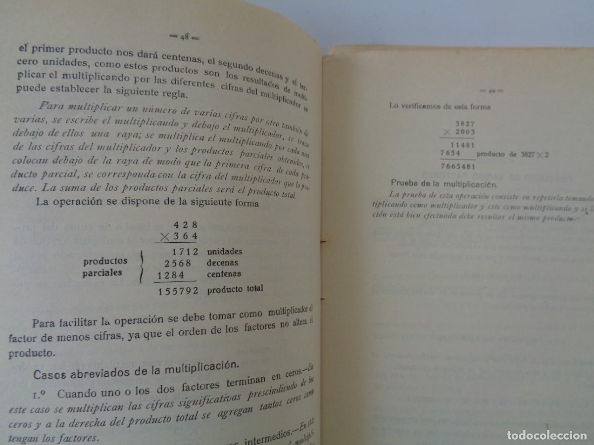 Libros de segunda mano: &iexcl;# Coleccion Escolar. ARITMETICA. + APENDICE + PROGRAMA. A&ntilde;os.- 1950... #! C-20 - Foto 10
