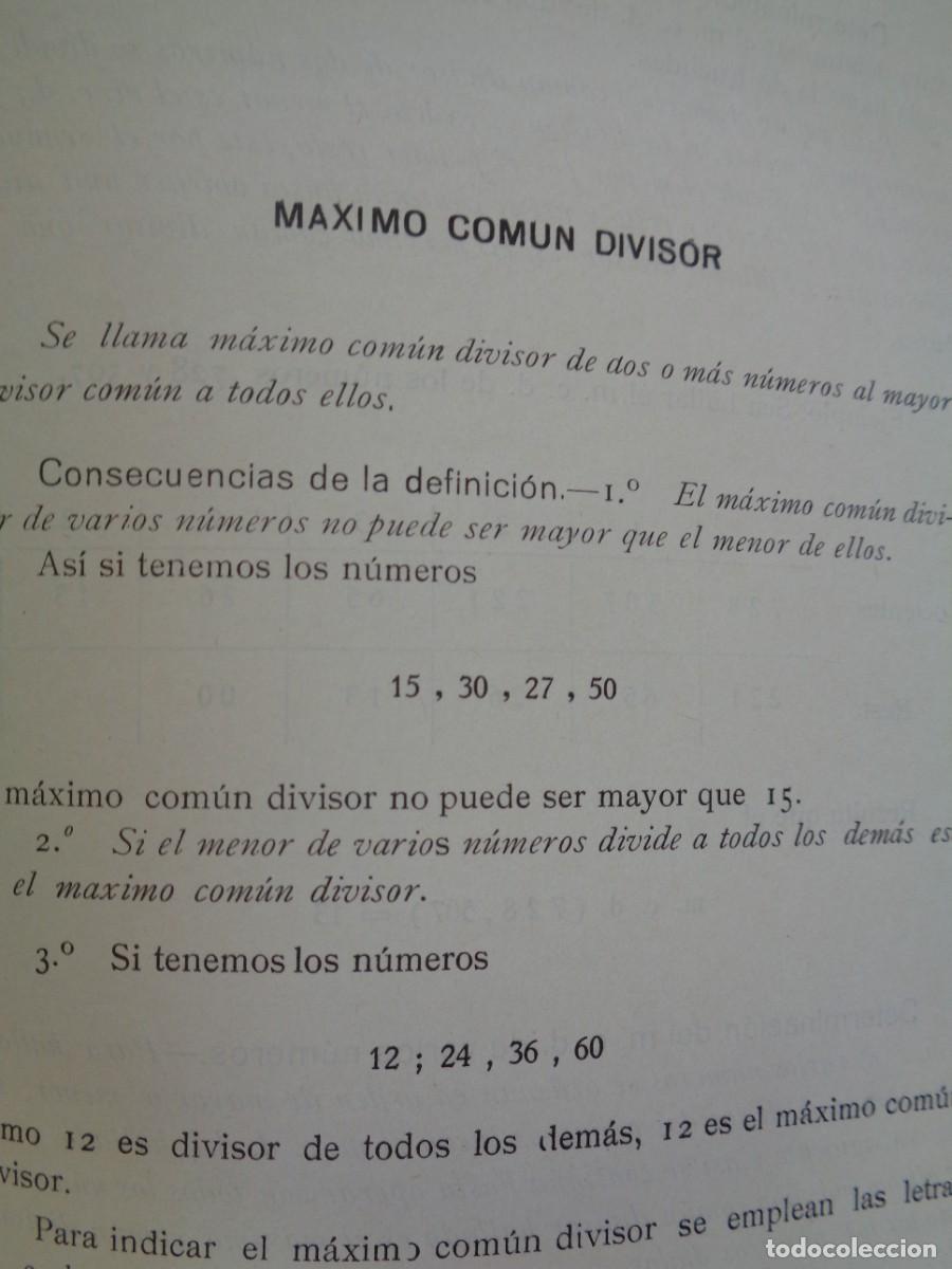 Libros de segunda mano: &iexcl;# Coleccion Escolar. ARITMETICA. + APENDICE + PROGRAMA. A&ntilde;os.- 1950... #! C-20 - Foto 12