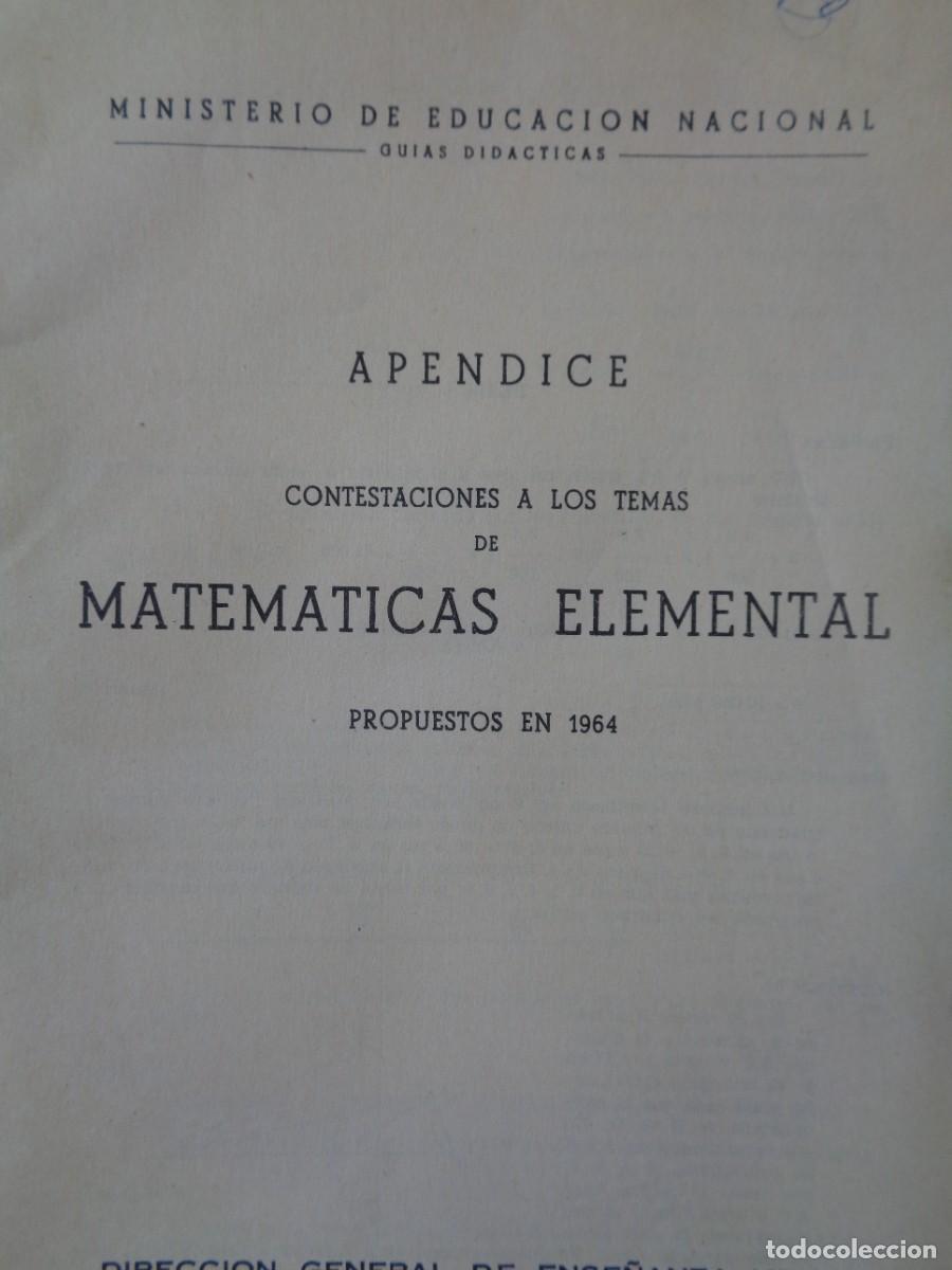 Libros de segunda mano: &iexcl;# Coleccion Escolar. ARITMETICA. + APENDICE + PROGRAMA. A&ntilde;os.- 1950... #! C-20 - Foto 13