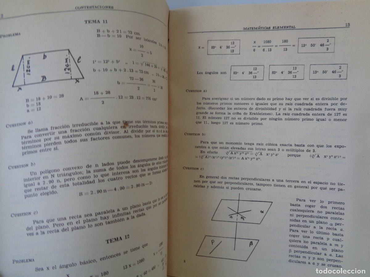 Libros de segunda mano: &iexcl;# Coleccion Escolar. ARITMETICA. + APENDICE + PROGRAMA. A&ntilde;os.- 1950... #! C-20 - Foto 15