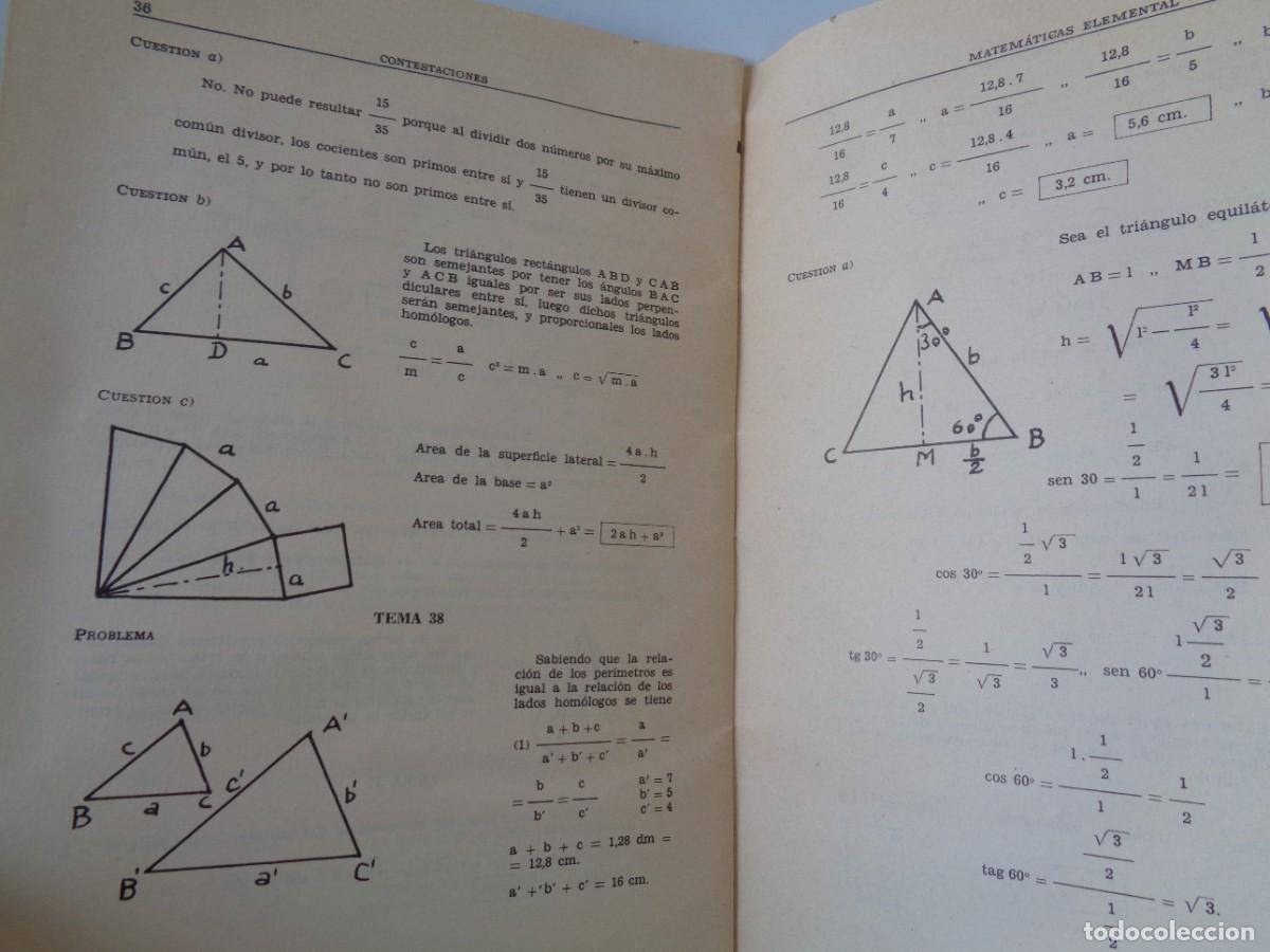 Libros de segunda mano: &iexcl;# Coleccion Escolar. ARITMETICA. + APENDICE + PROGRAMA. A&ntilde;os.- 1950... #! C-20 - Foto 16