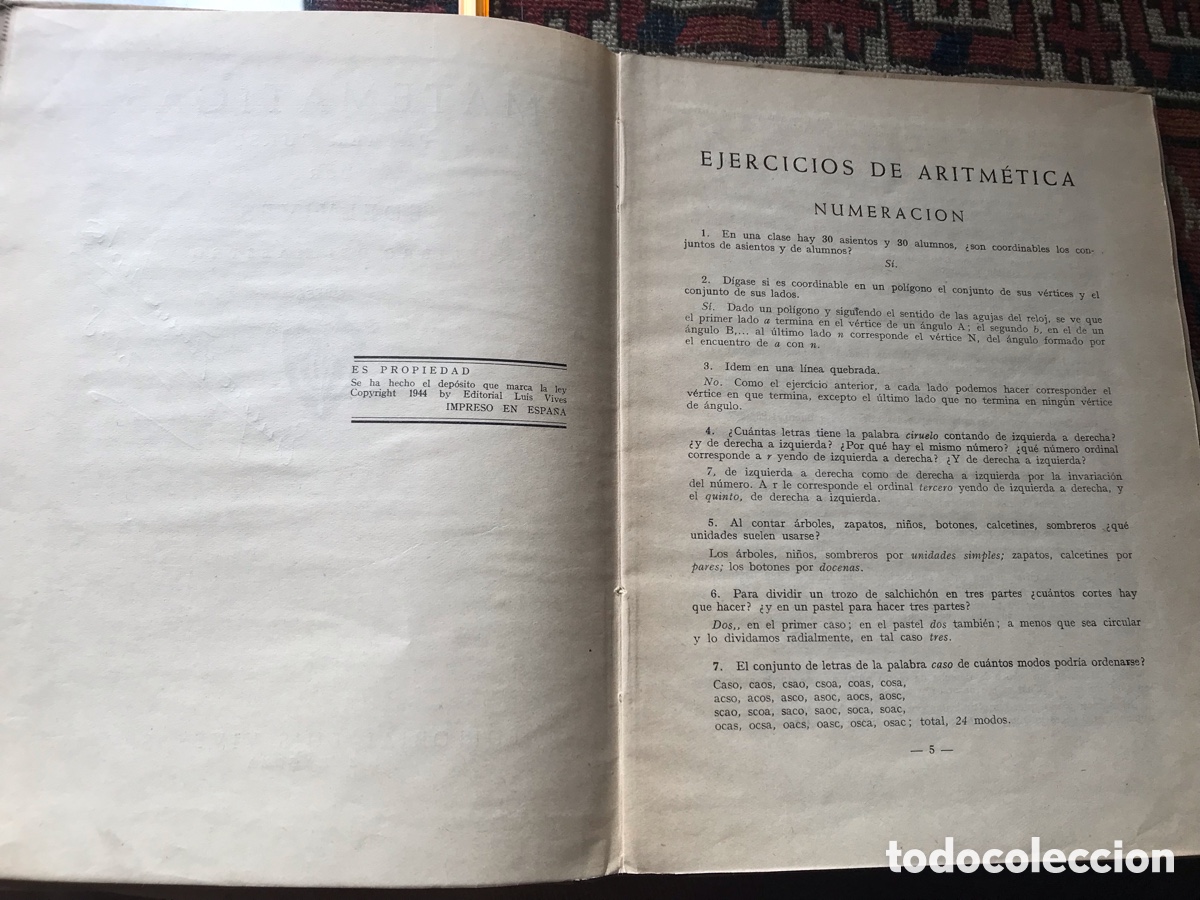 Libros de segunda mano: Matem&aacute;ticas, libro del maestro, primer curso. Edelvives - Foto 5