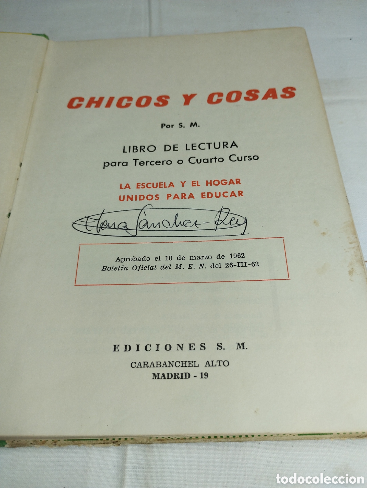 Libros de segunda mano: Chicos y cosas. Ediciones SM, 1962 - Foto 2