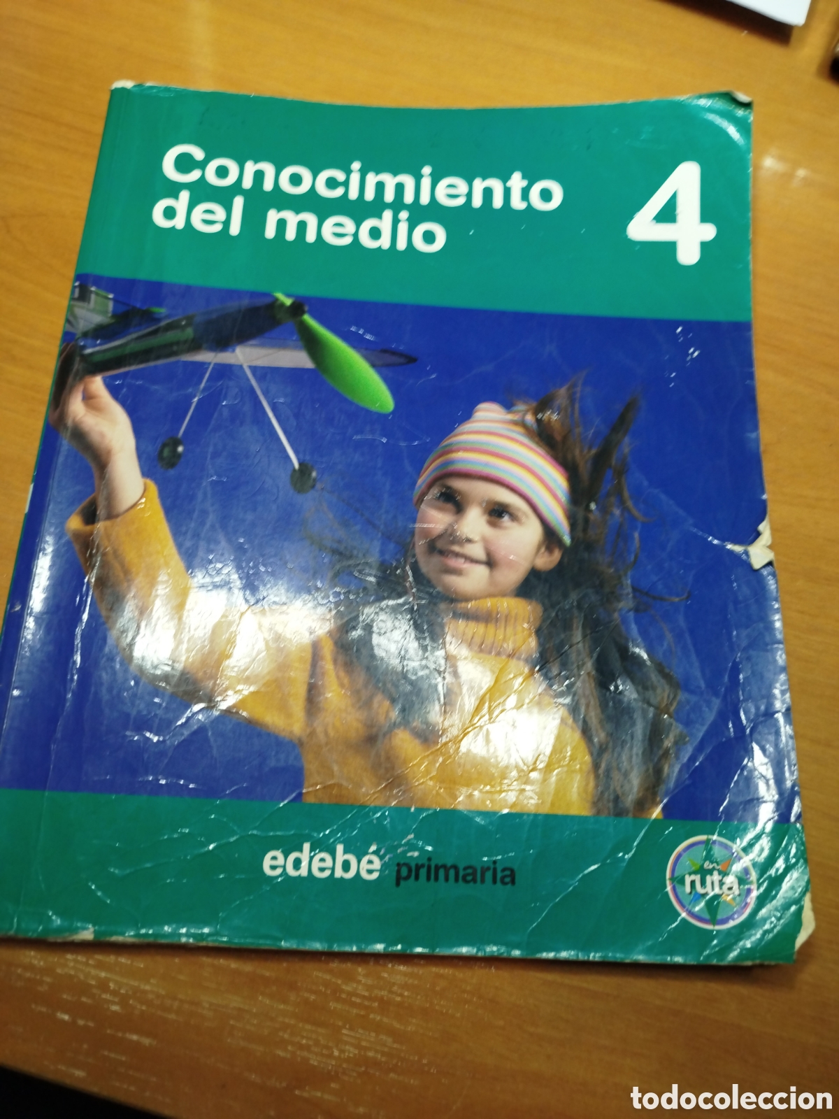 Libros de segunda mano: Conocimiento del medio 4. Edeb&eacute; primaria. En ruta - Foto 1