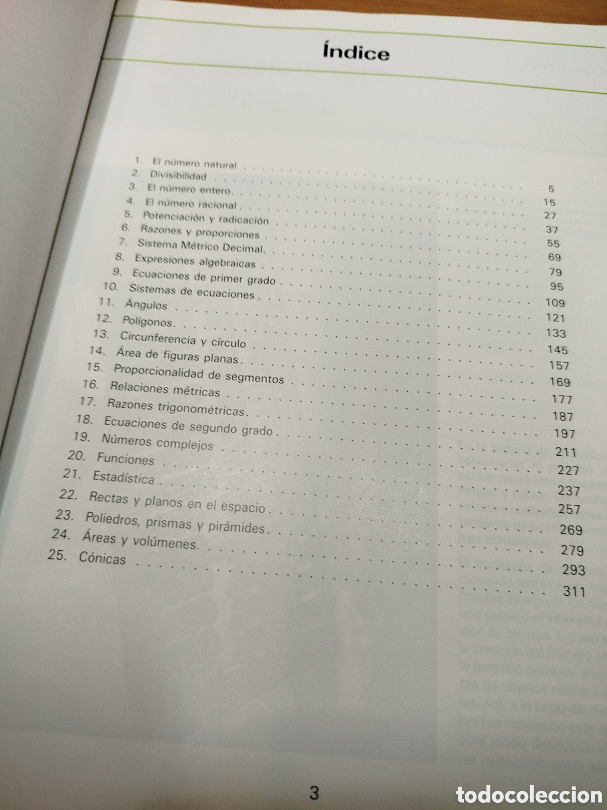 Libros de segunda mano: Matem&aacute;ticas 1 formaci&oacute;n profesional primer grado. Edeb&eacute;. - Foto 3