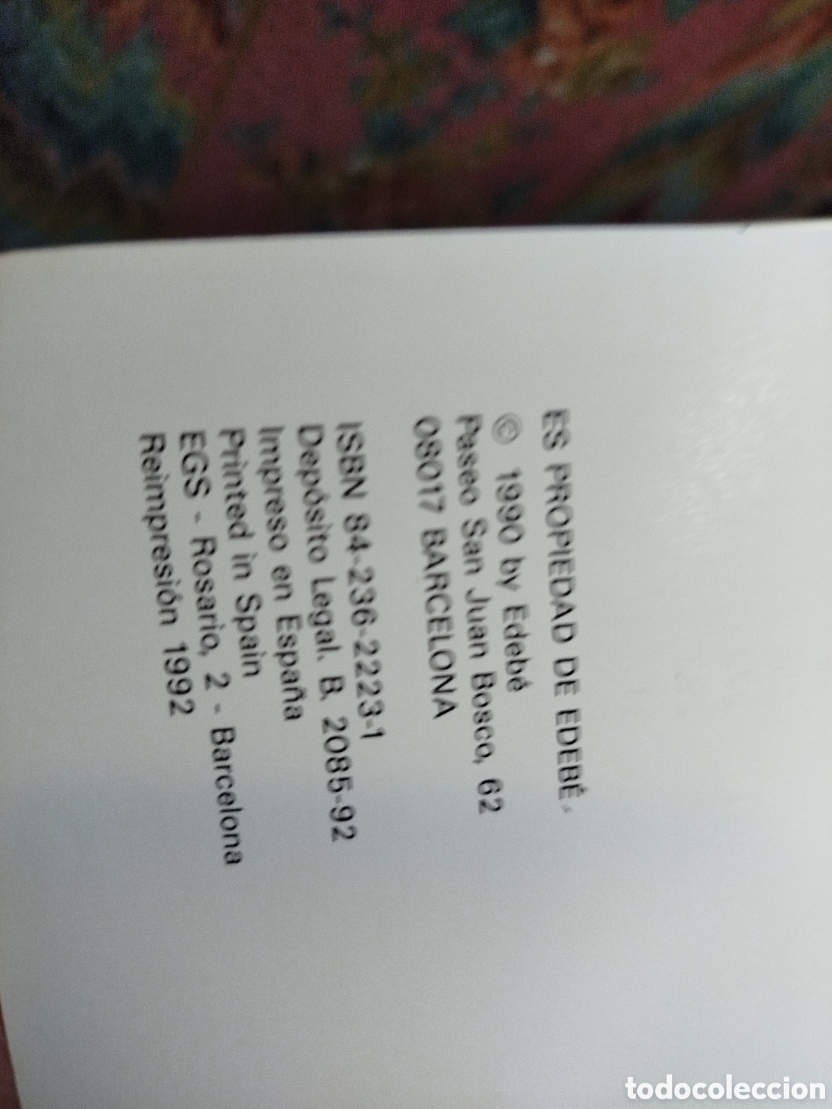Libros de segunda mano: Matem&aacute;ticas 1 formaci&oacute;n profesional primer grado. Edeb&eacute;. - Foto 4