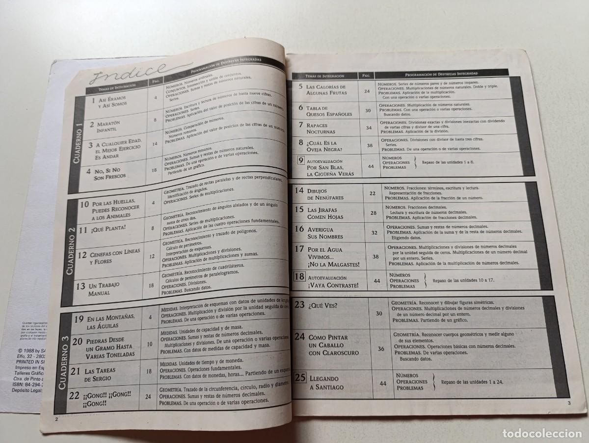 Libros de segunda mano: Libro EXPRESI&Oacute;N MATEM&Aacute;TICA 4 EGB Tercer Trimestre Santillana Programa integrado de n&uacute;meros - Foto 2