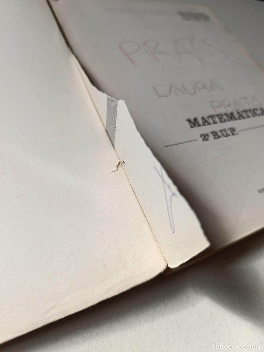 Libros de segunda mano: Libro de Texto MATEM&Aacute;TICAS 2&ordm; BUP Ediciones Didascalia de 1979 - Foto 2